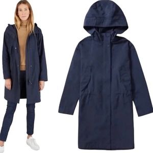 Everlane Black The City Anorak Hooded Jacket Size M